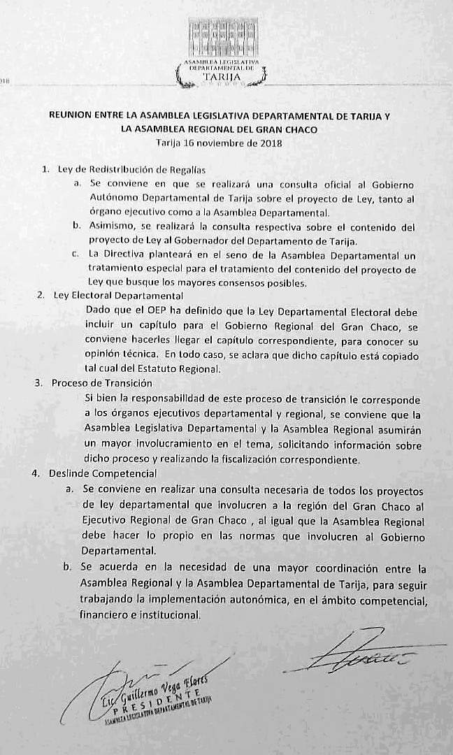 Crisis del 45%: aparece segunda acta que contempla diálogo y tratamiento de Ley; autoridades esperan explicación