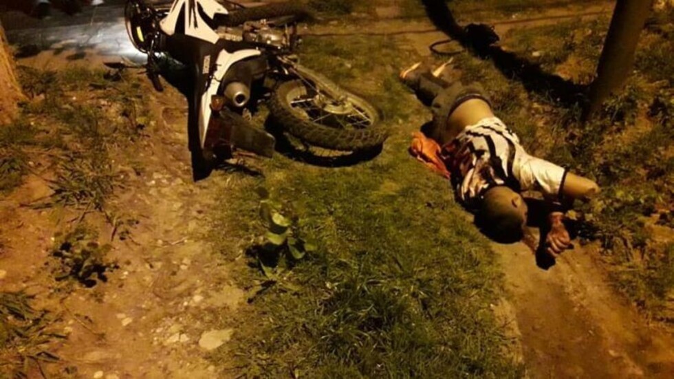 Policía embarazada mató a un motochorro