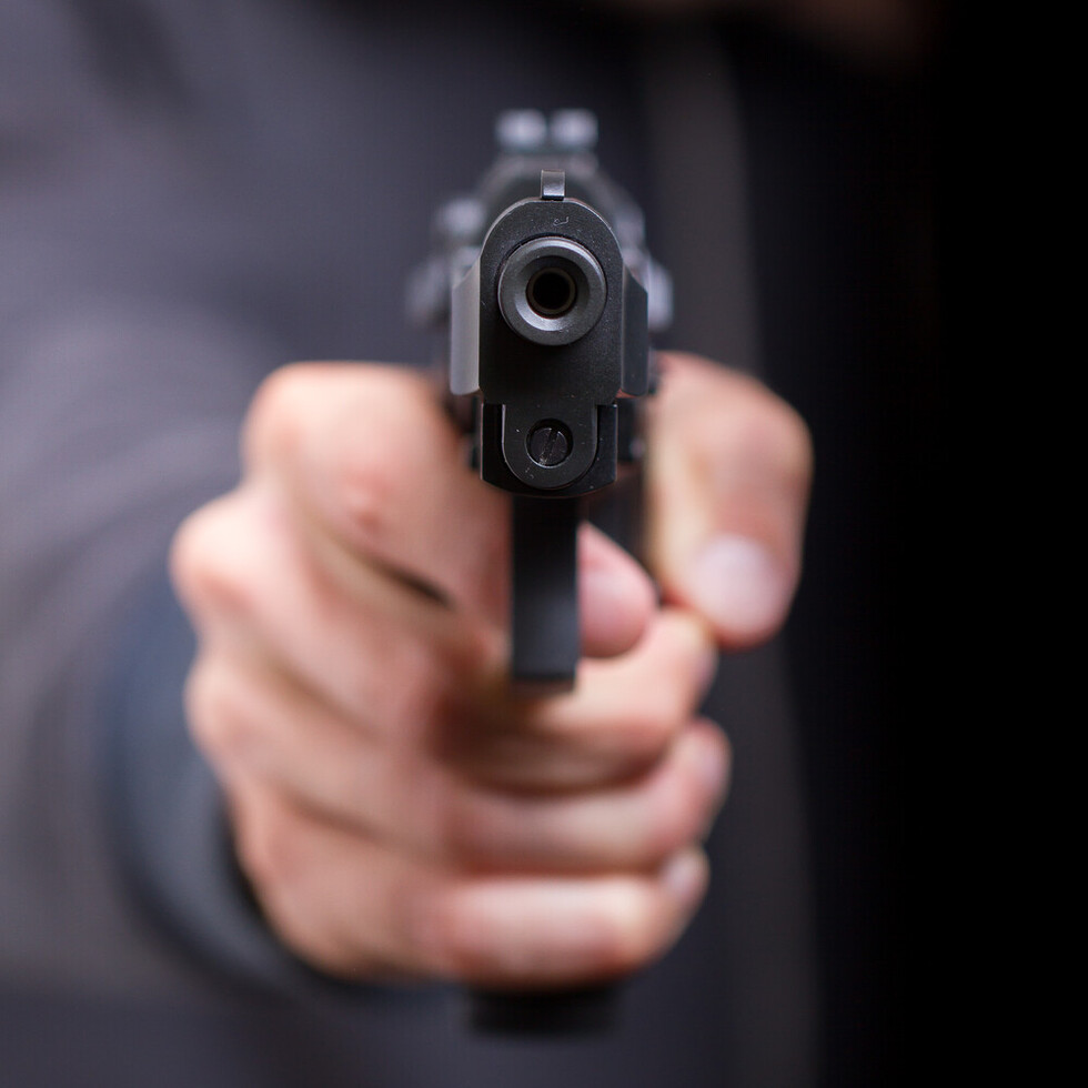Apuntó con  un arma a  sus amigos  y les robó