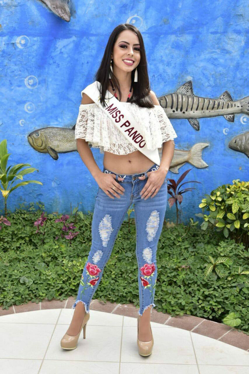 Liz  Éricka Miss Pando en su  mejor momento