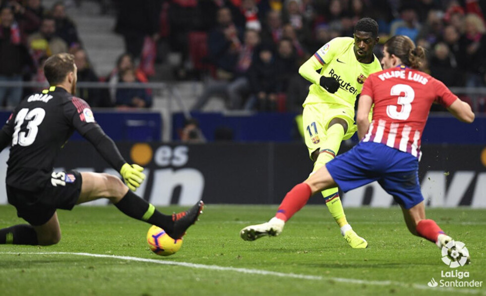 Dembelé sostiene al Barça  y frustra al Atlético Madrid