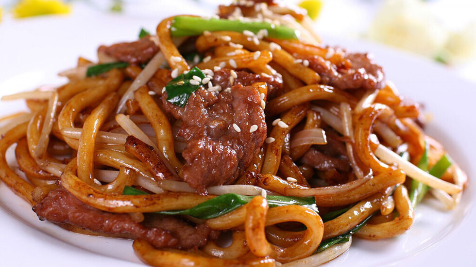 La grasa en los fideos