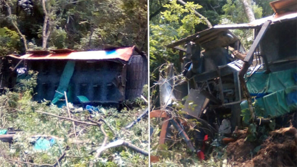 Accidente de bus en Sud Yungas deja varias personas fallecidas y heridas