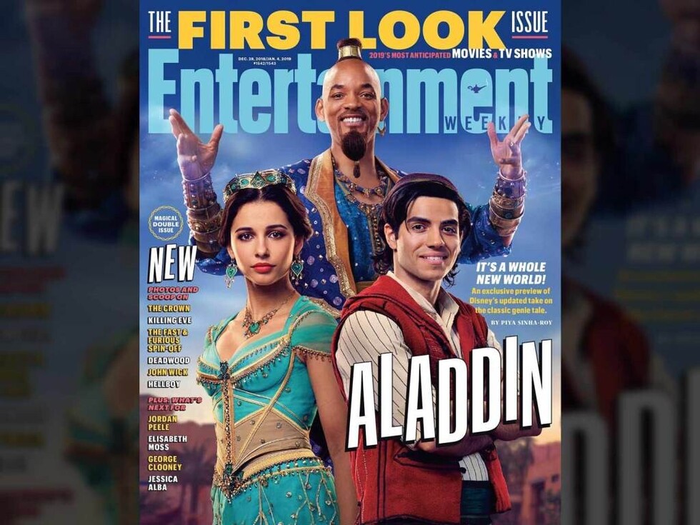 Así luce Will como el genio de la lámpara en “Aladdin”