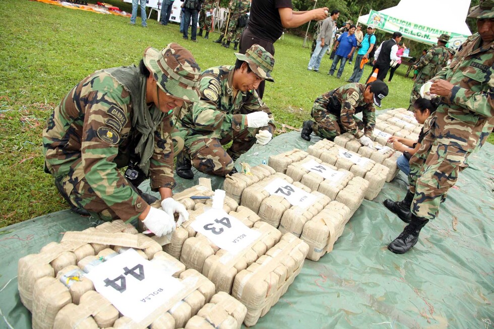 La FELCN secuestró 234,94 toneladas de droga en 2018
