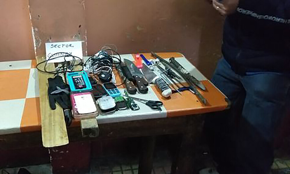 Hallan armas blancas en penal de San Pedro