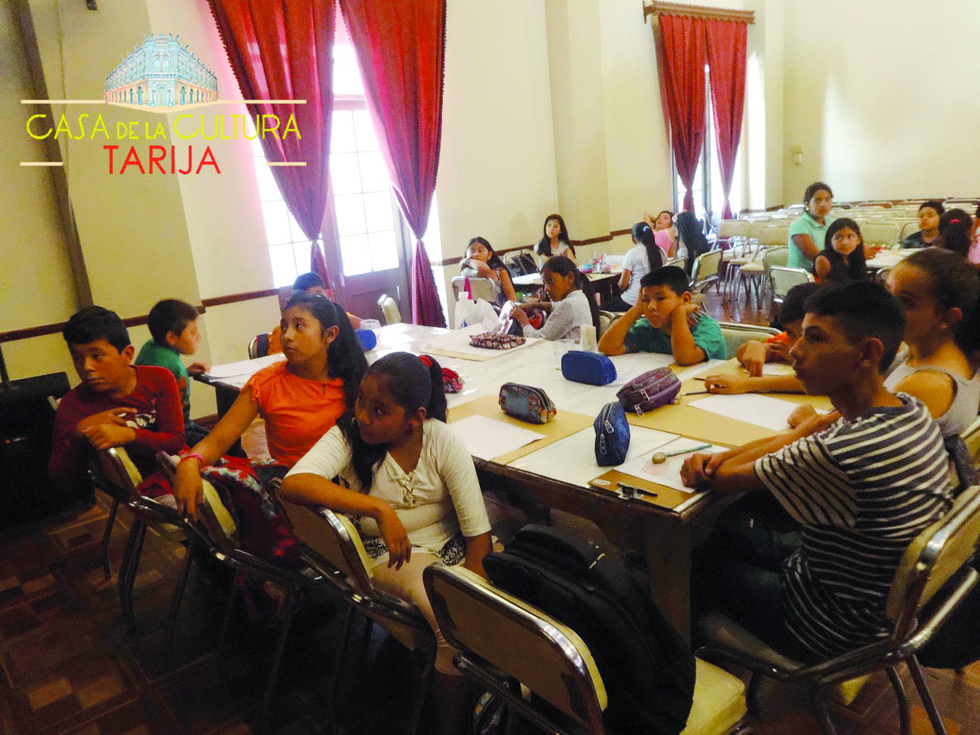 Pintando con literatura  en Tarija