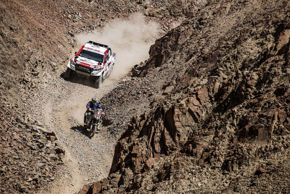Gráficas que dejó el séptimo día de competencia en el Rally Dakar