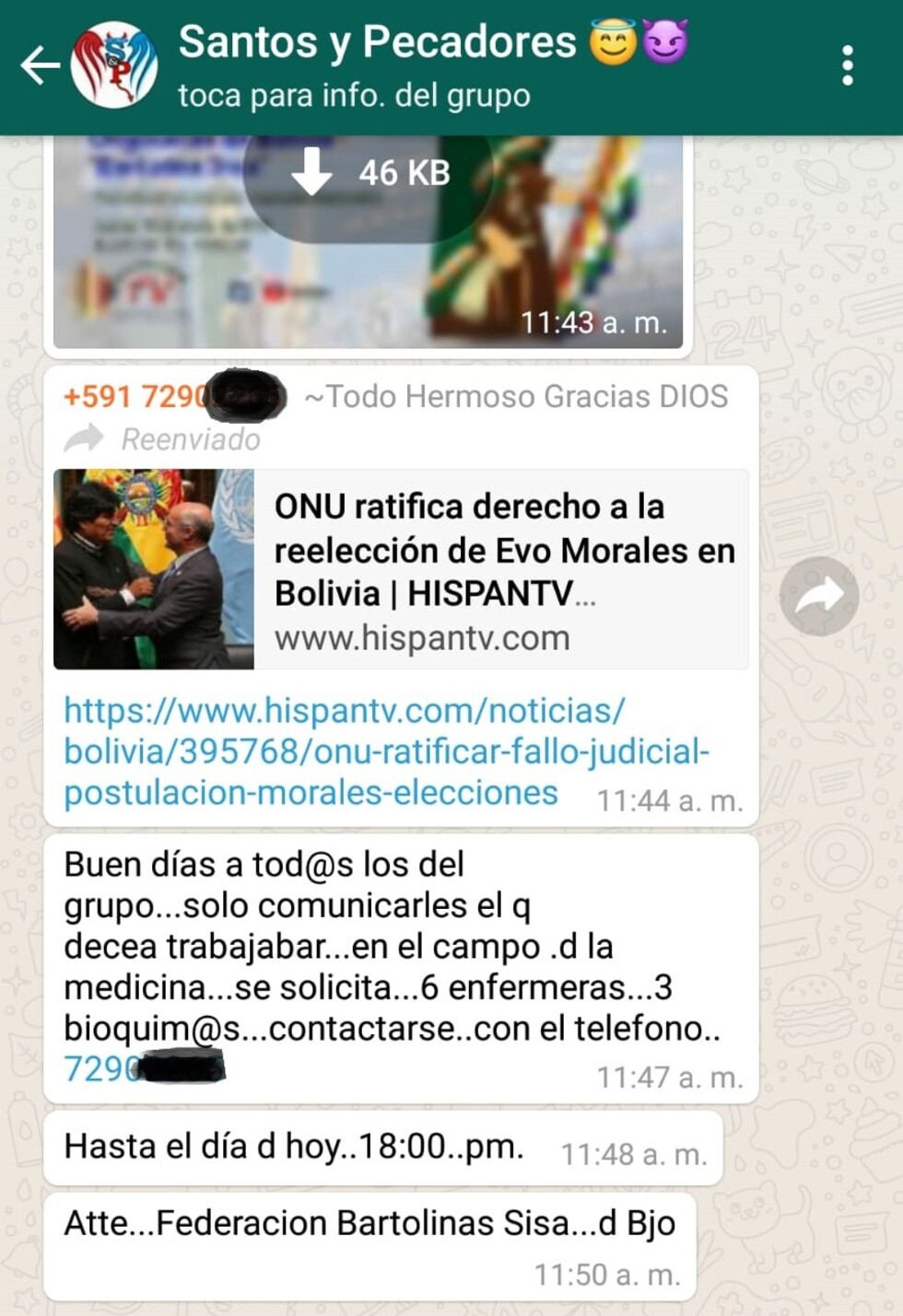 Denuncian a Bartolinas de ofrecer “pegas” en Bermejo