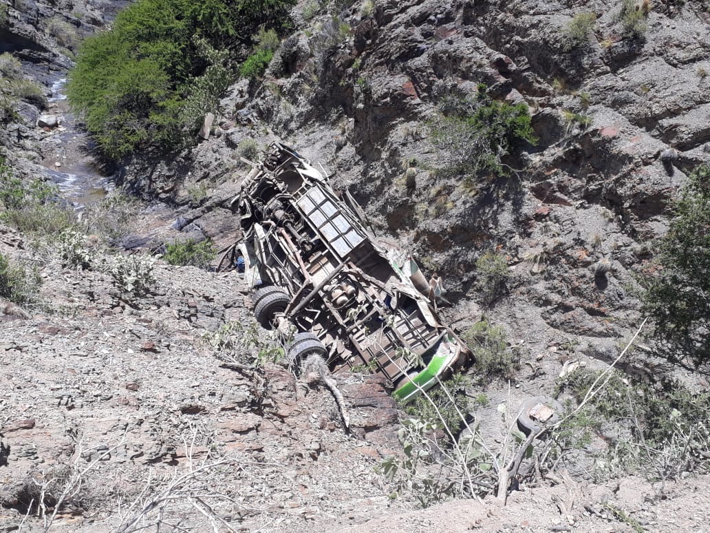 Lista de heridos por el vuelco de flota en el sector Cieneguillas