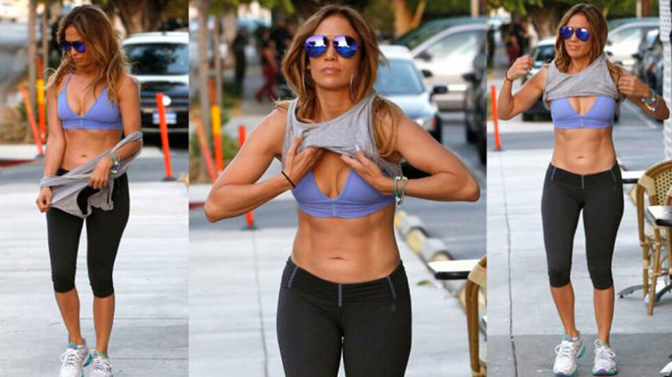 Así luce JLo después de 4 días de dieta