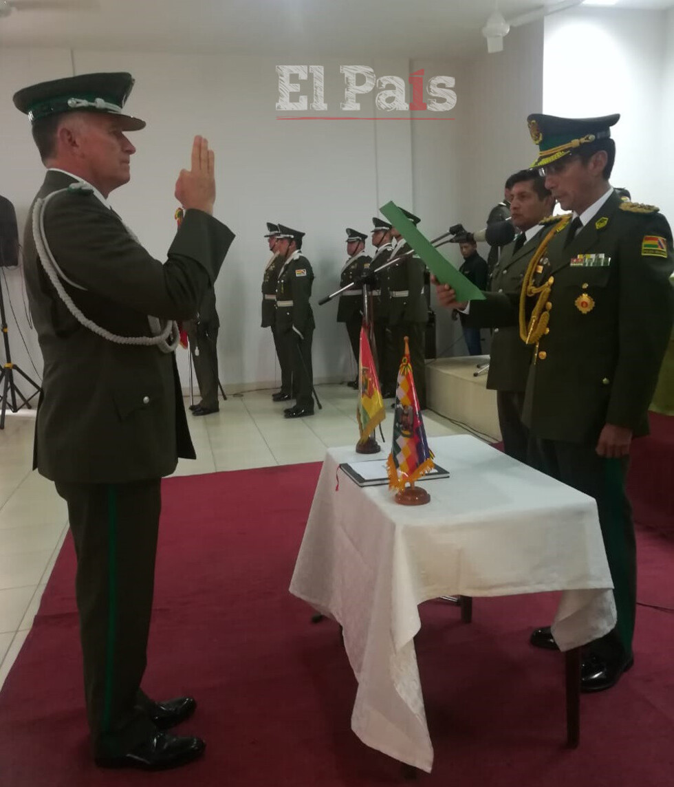Coronel Prieto jura como comandante de la Policía de Tarija