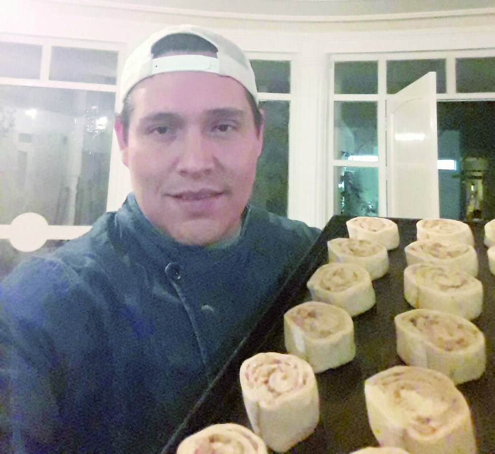 Roll de canela con harina de quinua al 50%