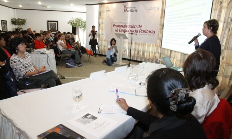 ONU reconoce avances importantes en Bolivia para el "empoderamiento" de la mujer