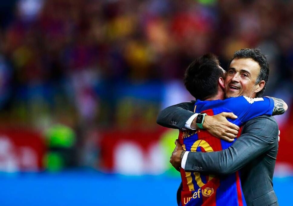 Luis Enrique hizo referencia a problemas que tuvo con Messi