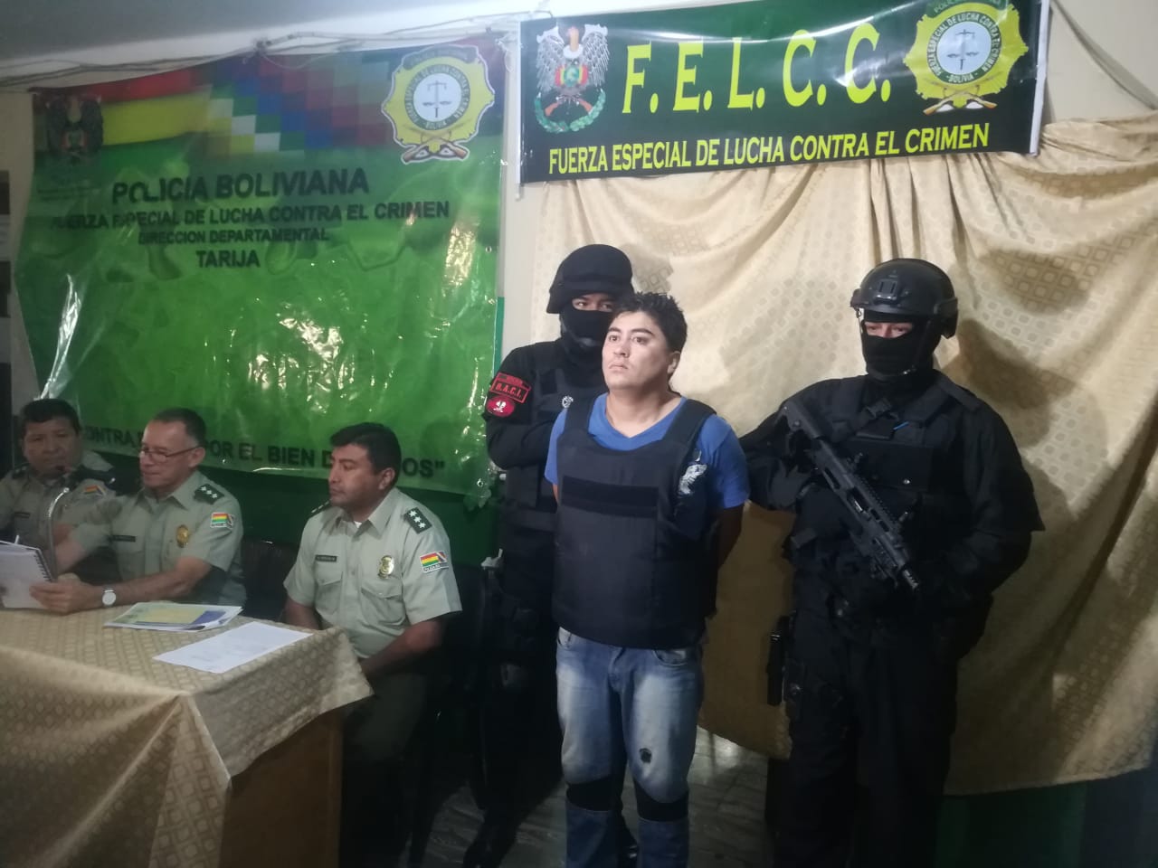 Cristian Yahir Flores autor del hecho de sangre suscitado en avenida La Paz