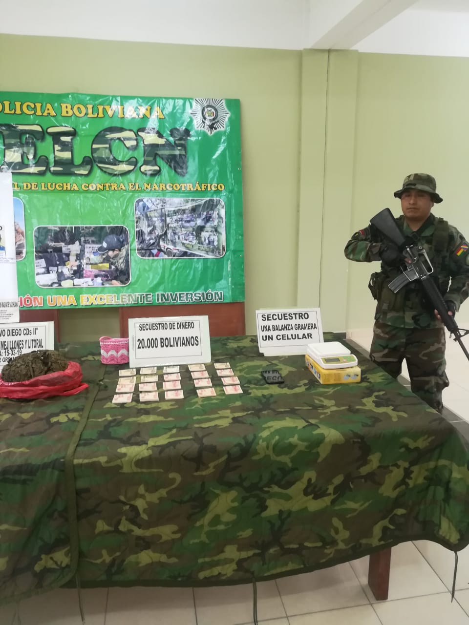 FELCN atrapa a clan familiar dedicado a la venta de marihuana en Tarija