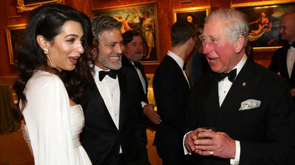 George cenó con el príncipe Charles