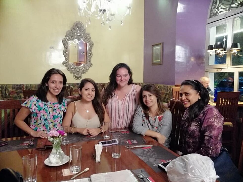 Un junte con la familia