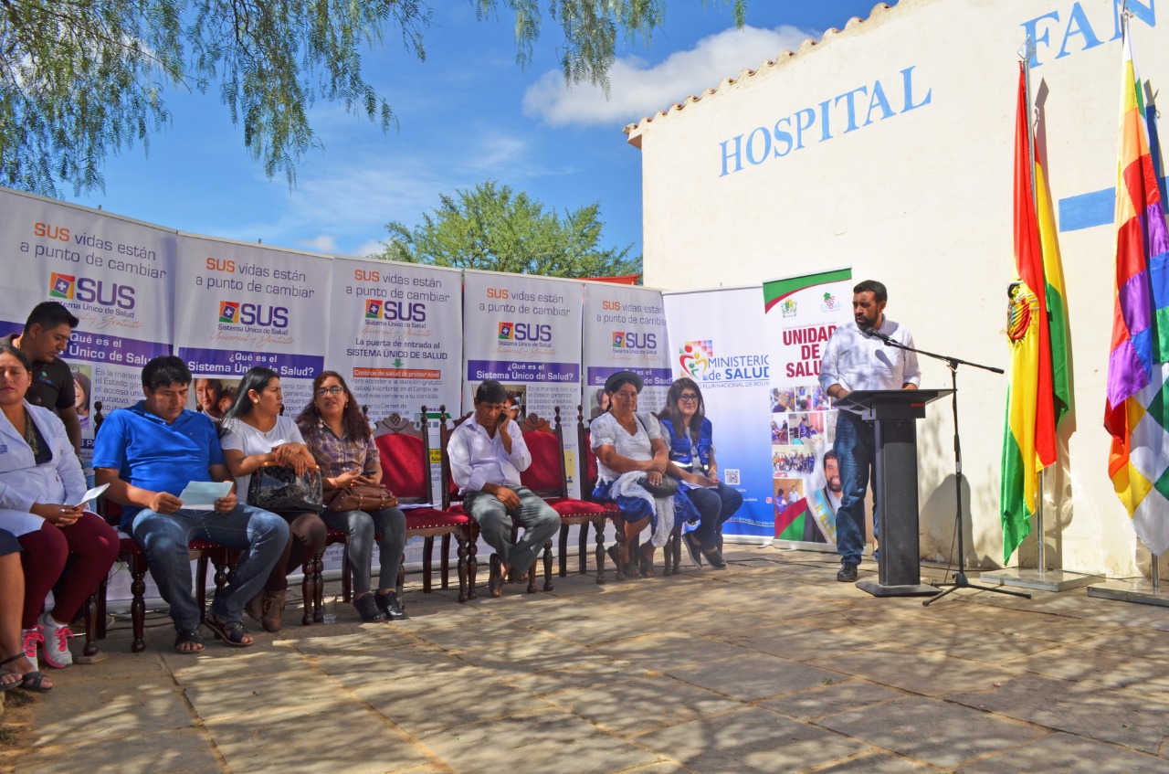 Hoy se realizó el lanzamiento del SUS en el municipio de Uriondo