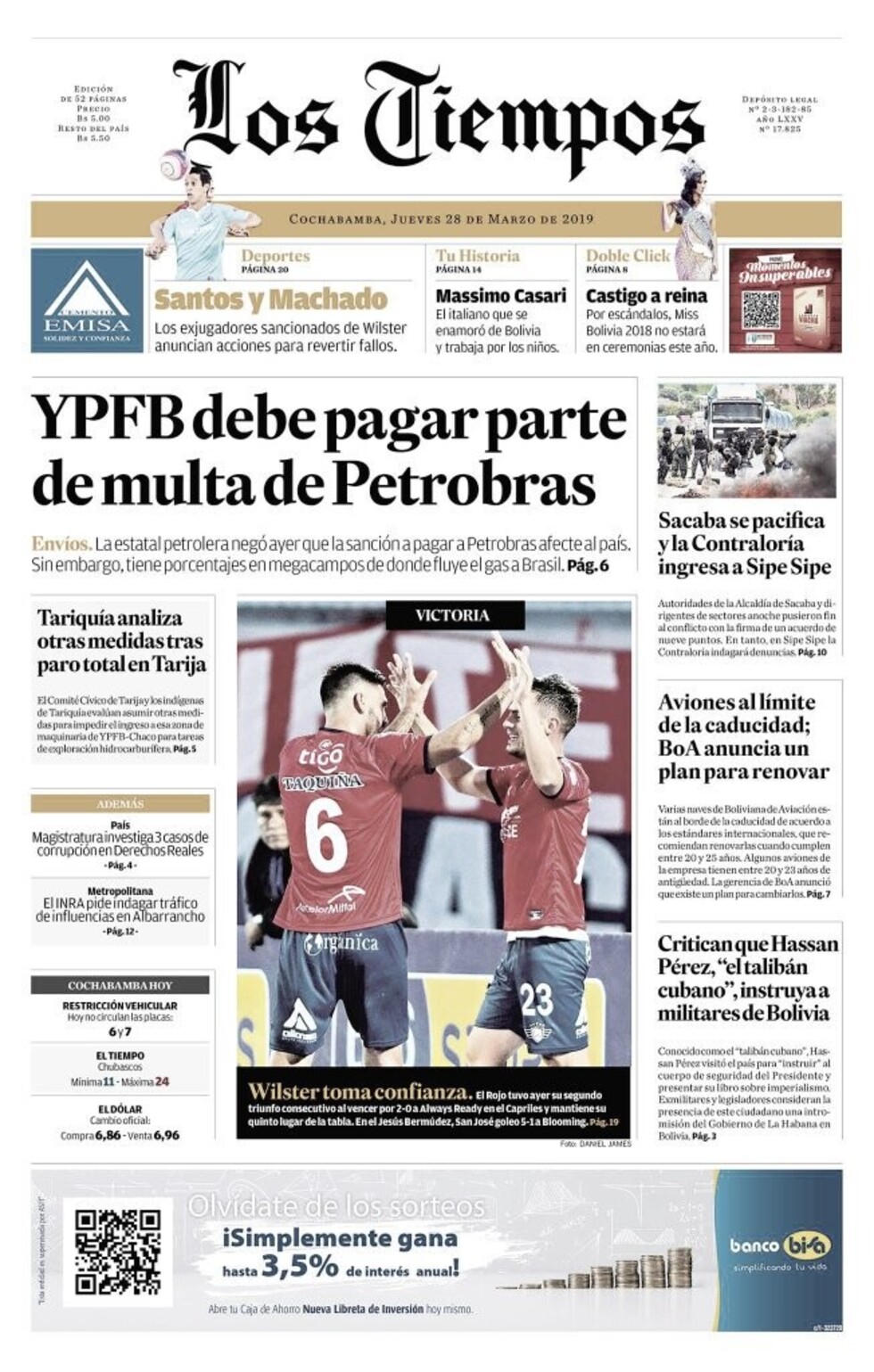 Medios nacionales reflejaron el paro por Tariquía