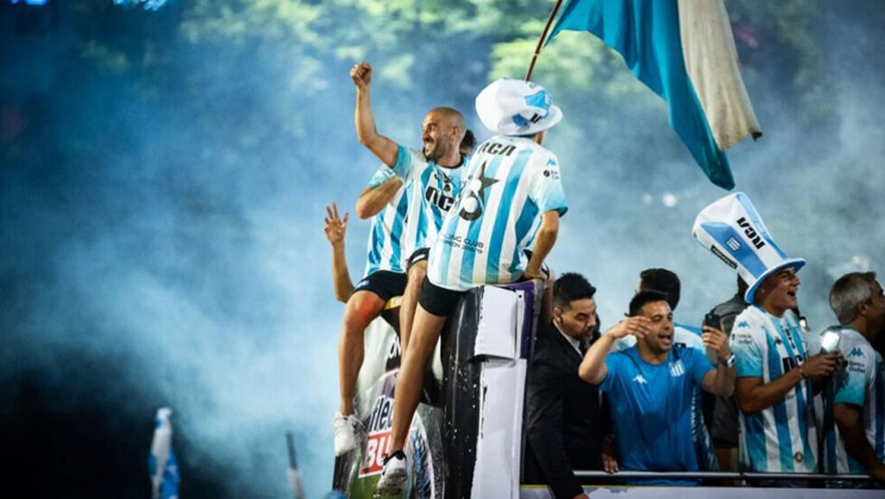 Crónica de lo que fueron los festejos de Racing campeón