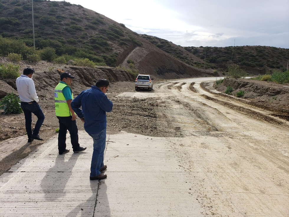 Lluvias, se desborda la quebrada de Chaupiuno
