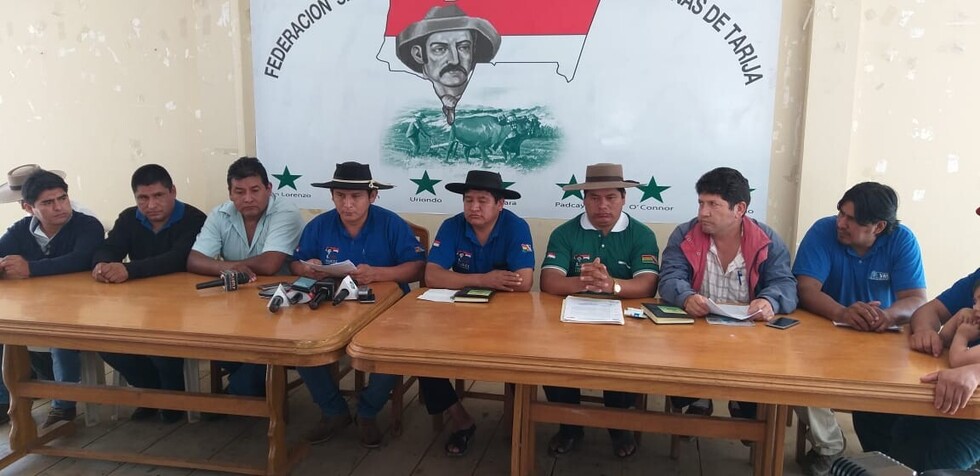Federación Campesina de Tarija emite resoluciones sobre el Prosol, SUS y Tariquía