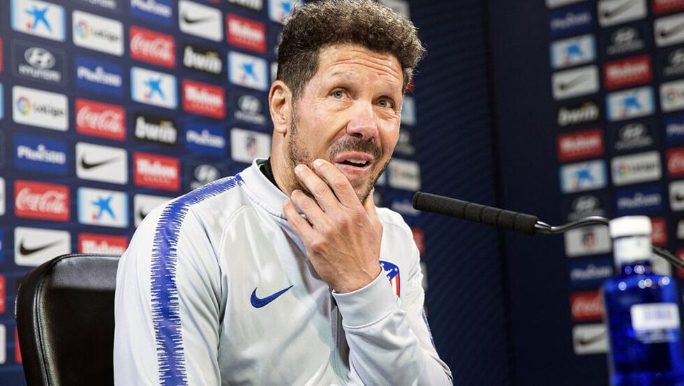 Simeone: "Sólo ganando nos acercamos a una posibilidad"