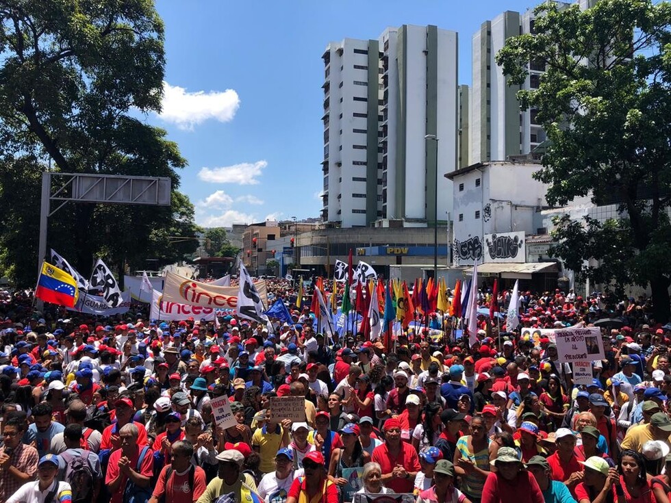 Chavismo y oposición protagonizan una nueva movilización este sábado en Venezuela