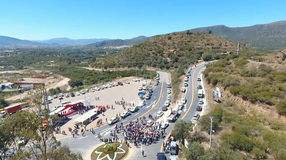Oliva estrena vía que conecta al campo ferial de San Jacinto