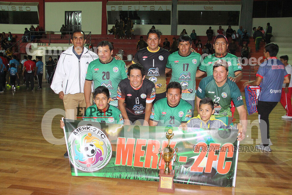 Premiación a los campeones del futsal tarijeño 2018