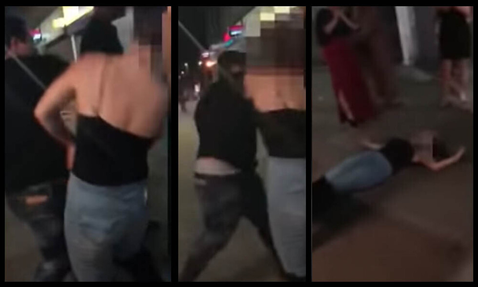 Golpeó a su novia al sorprenderla en una fiesta