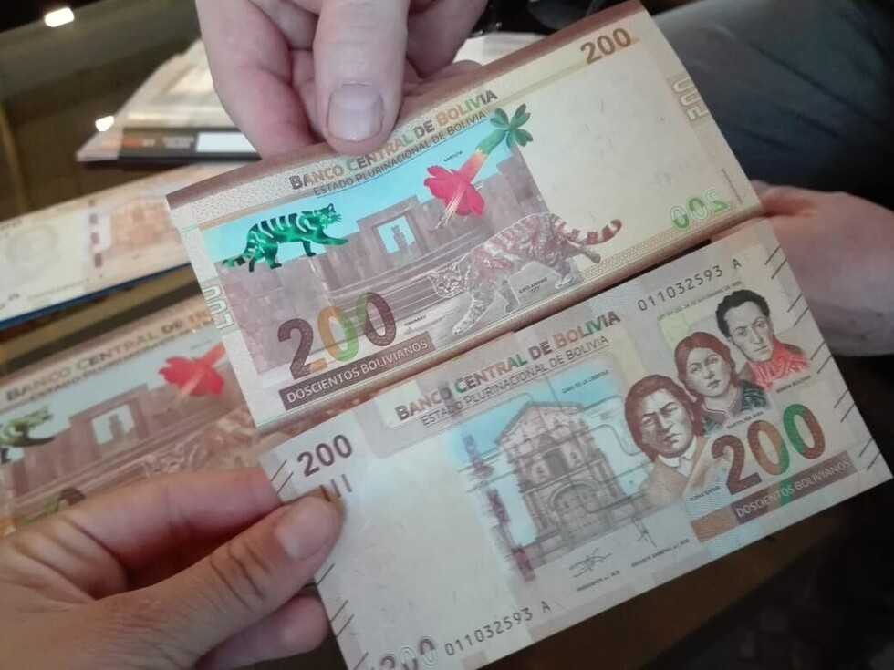 El BCB pone en circulación el nuevo billete de Bs 200