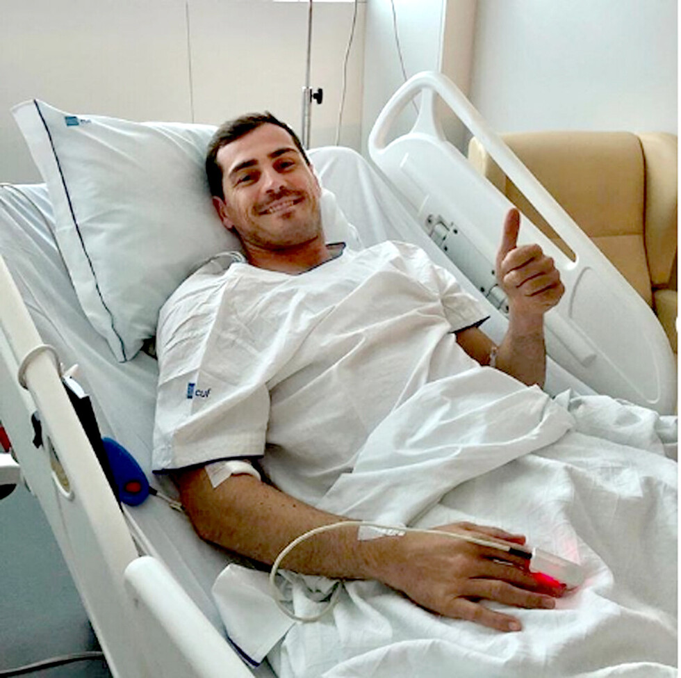 Iker Casillas sobrevive un infarto en entrenamiento