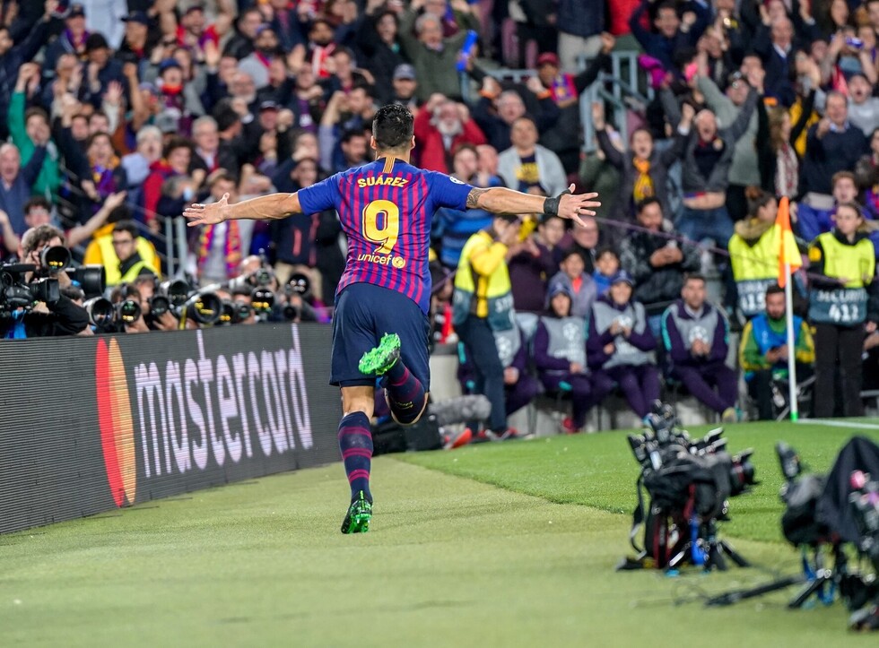 POSTALES DEL TRIUNFO DEL BARCELONA EN EL CAMP NOU