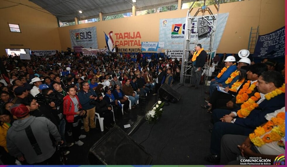 Evo Morales en Tarija: "Queremos conocer cuales son las debilidades del SUS"