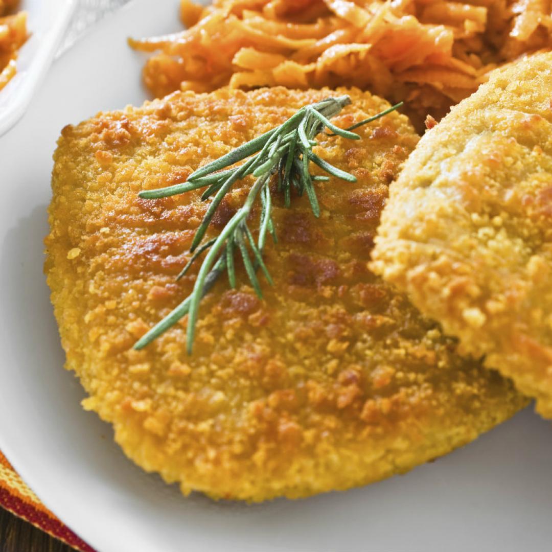 Apanado de pollo al horno