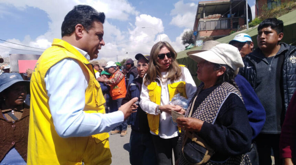Damnificados no volverán al área deslizada en La Paz