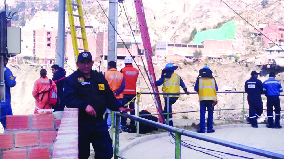 Identifican 36 zonas de “alto riesgo” en La Paz
