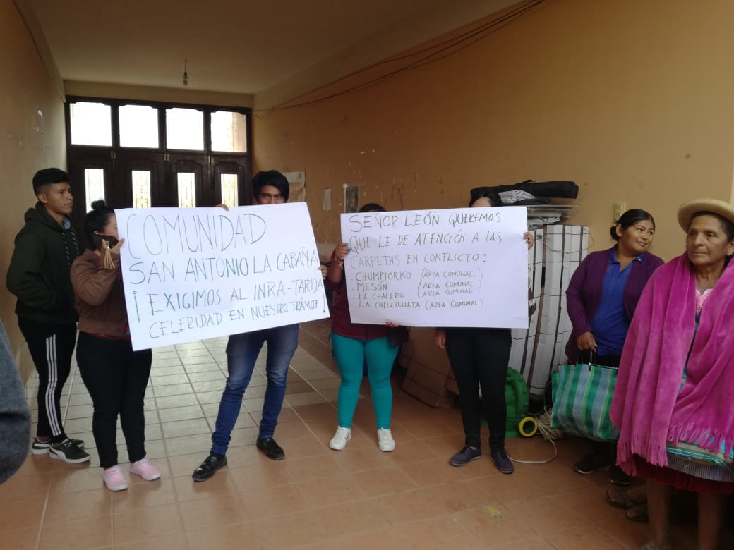 Conflicto de tierras genera amenazas, denuncias y amedrentamientos en comunidad San Antonio la Cabaña