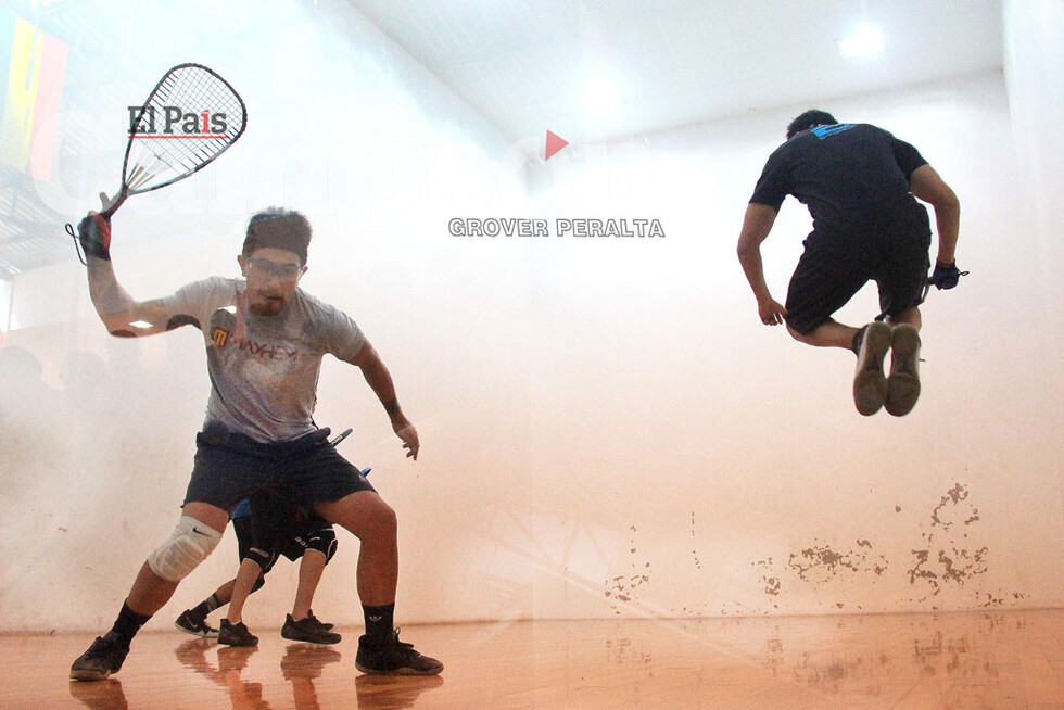 Barrios y Moscoso los mejores del torneo Nacional de Raquet