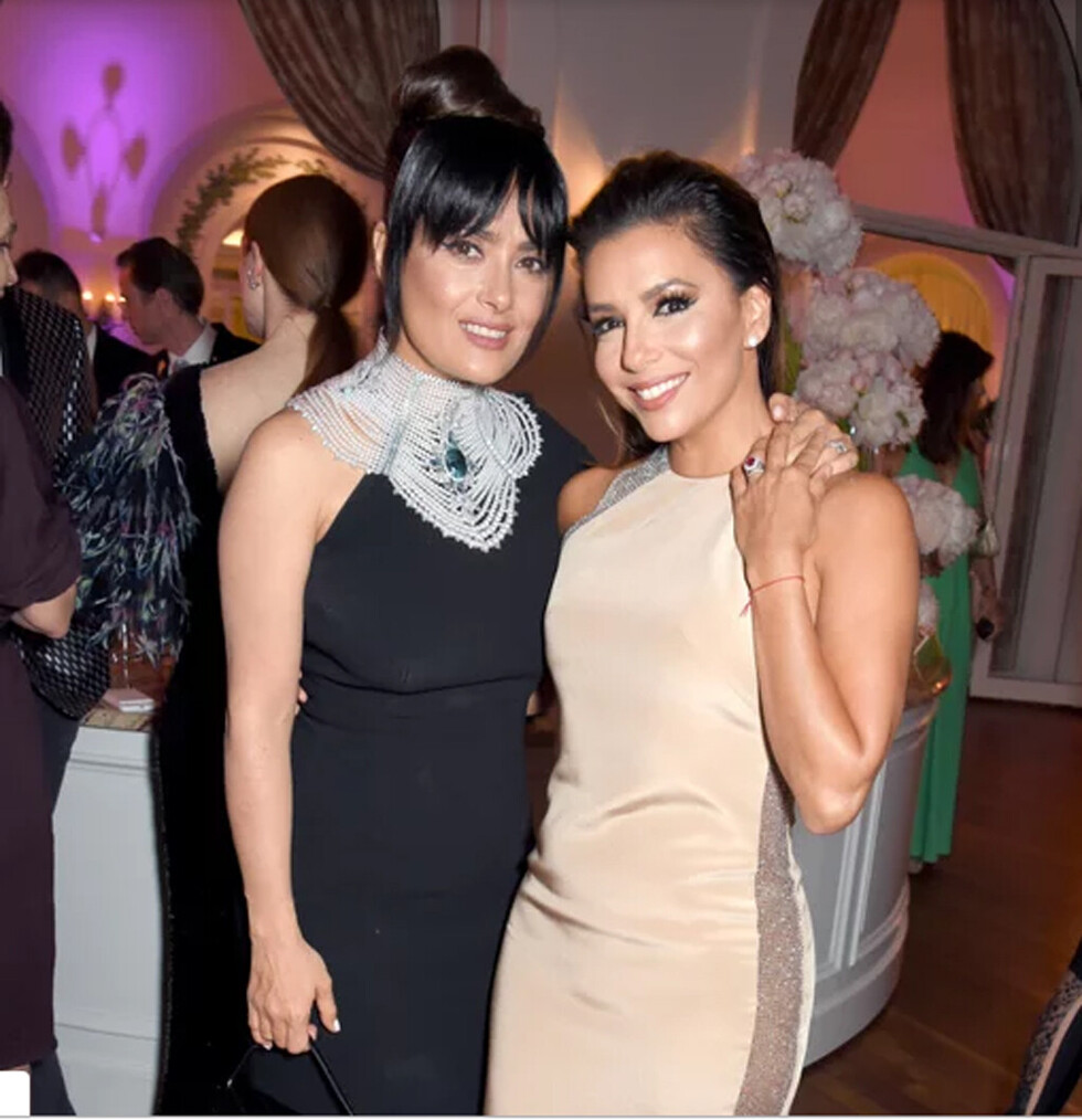 Salma Hayek y Eva Longoria  se juntaron