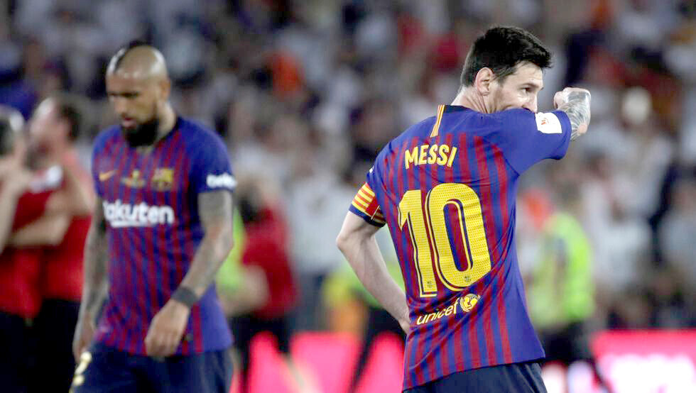 El Valencia le quitó la Copa del Rey al Barcelona de Messi