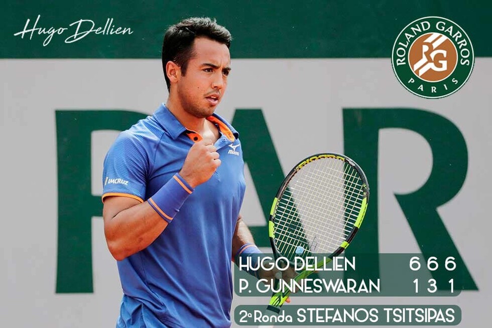 Hugo Dellien salta la primera barrera en el Roland Garros