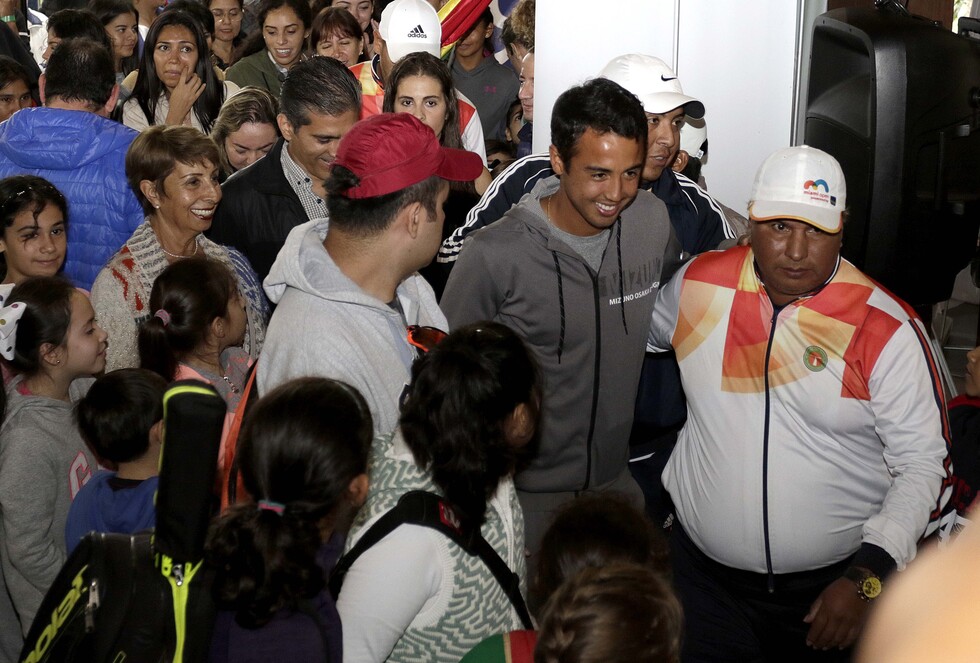 Dellien fue recibido como un prócer al llegar a Bolivia