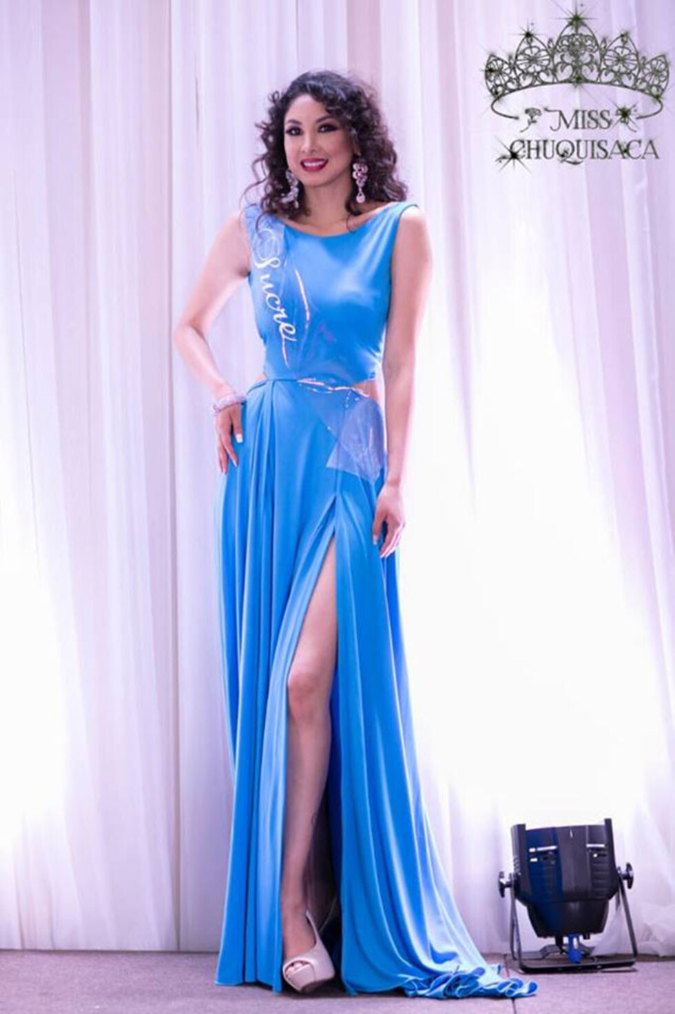 Ana María Pereira rumbo al  Miss Bolivia