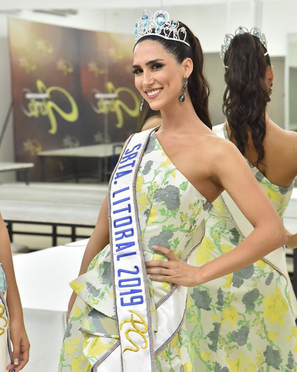 Fernanda Castedo conozca a la  Miss Litoral