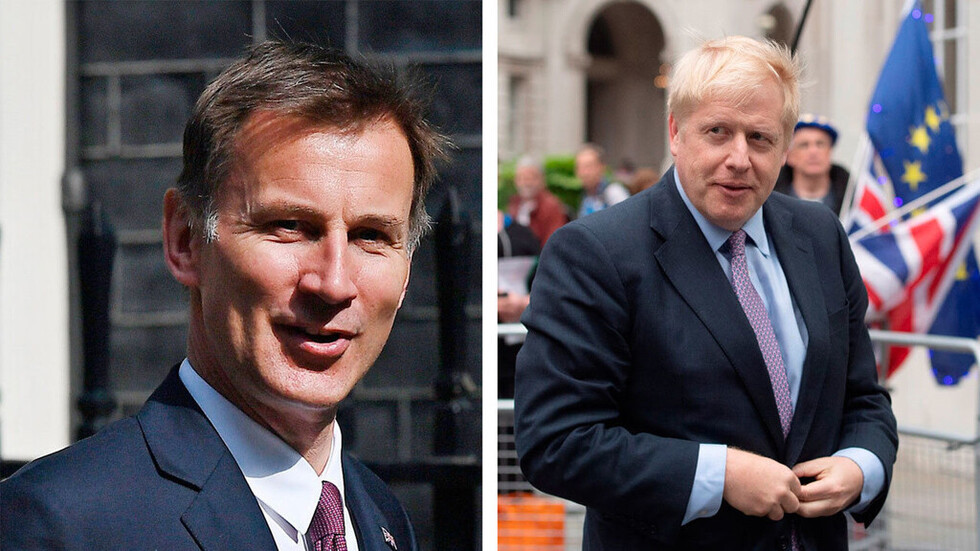 Brexit: Hunt llama “cobarde” a Boris Johnson
