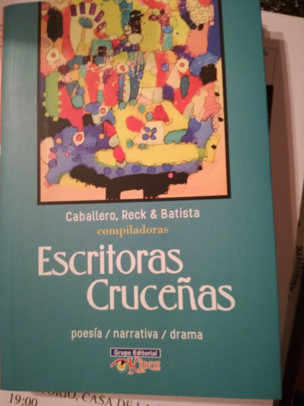 Las mejores plumas cruceñas, en el libro de Caballero